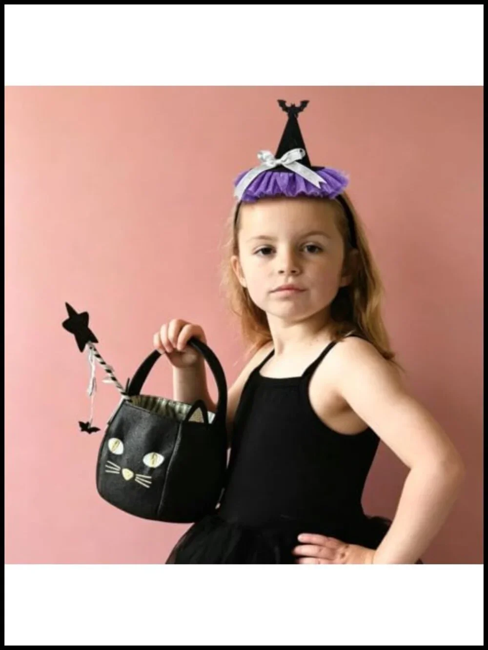 Mini Witch Hat Headband Set Halloween Costume Accessory Cosplay Party Favor